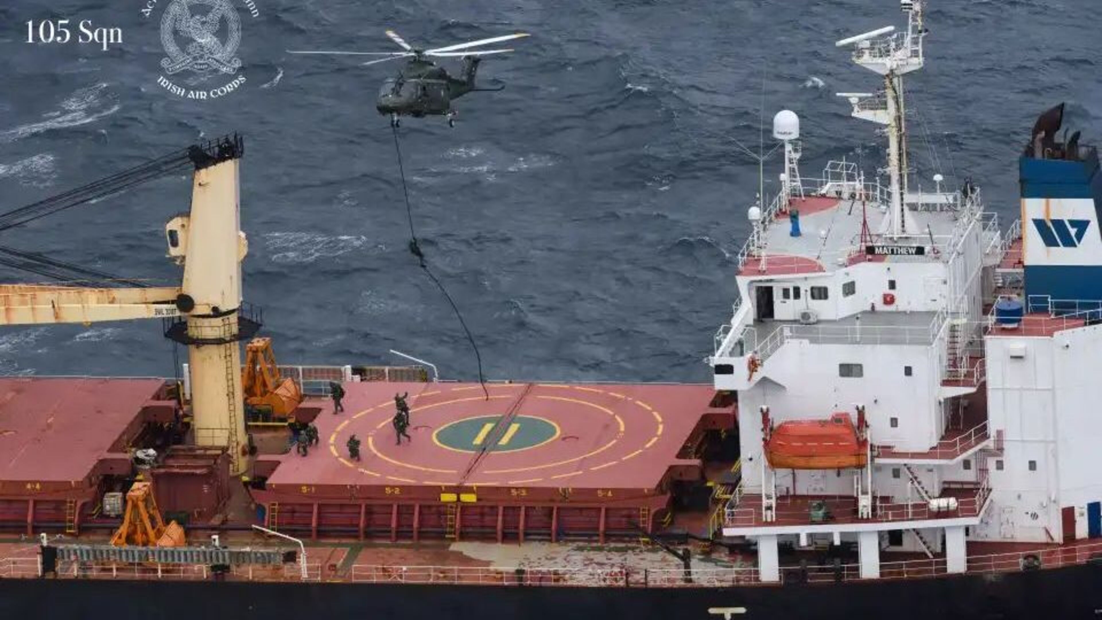 MV Matthews finally leaves Ireland three years after €157m cocaine bust